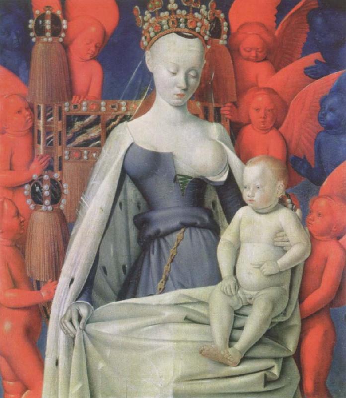 Jean Fouquet The melun Madonna Germany oil painting art